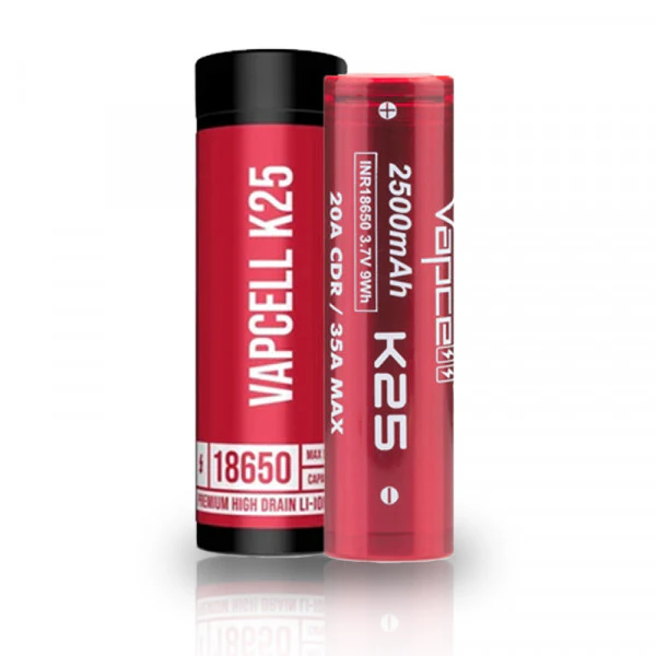 Vapcell K25 18650 Battery (2500mAh) Vapcell K25 18650 Battery (2500mAh)
