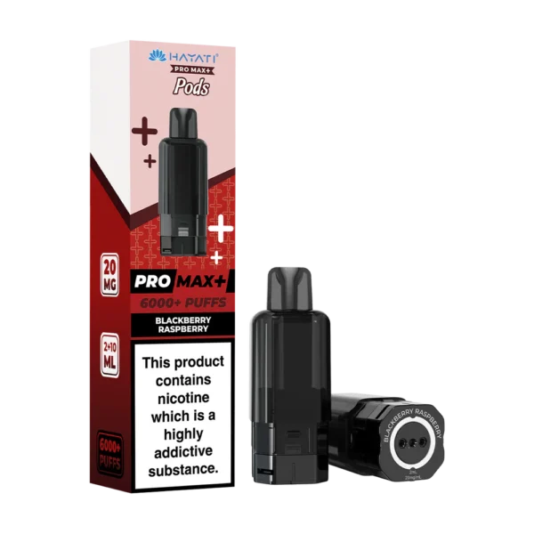 Hayati Pro Max Plus 6000 Refill Replacement Pods Blackberry raspberry