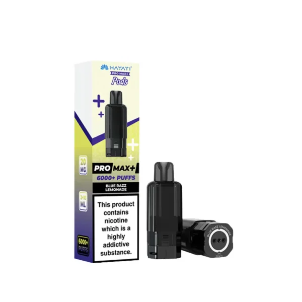 Hayati Pro Max Plus 6000 Refill Replacement Pods Blue razz lemonade