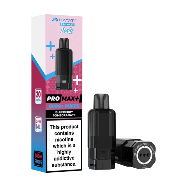 Hayati Pro Max Plus 6000 Refill Replacement Pods Blueberry pomegranate
