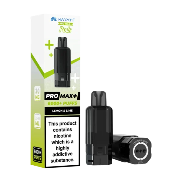 Hayati Pro Max Plus 6000 Refill Replacement Pods Lemon & Lime