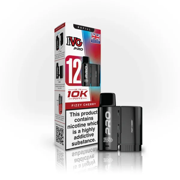 IVG Pro 12 Fizzy Cherry Refill Replacement Pods