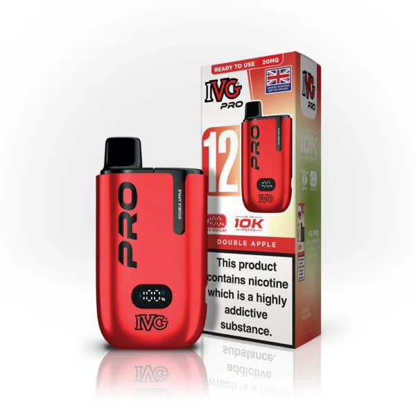 IVG Pro 12 Prefilled Pod Kit (10k Puffs) Double Apple