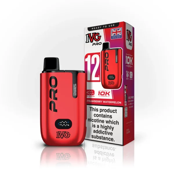 IVG Pro 12 Prefilled Pod Kit (10k Puffs) Strawberry Watermelon