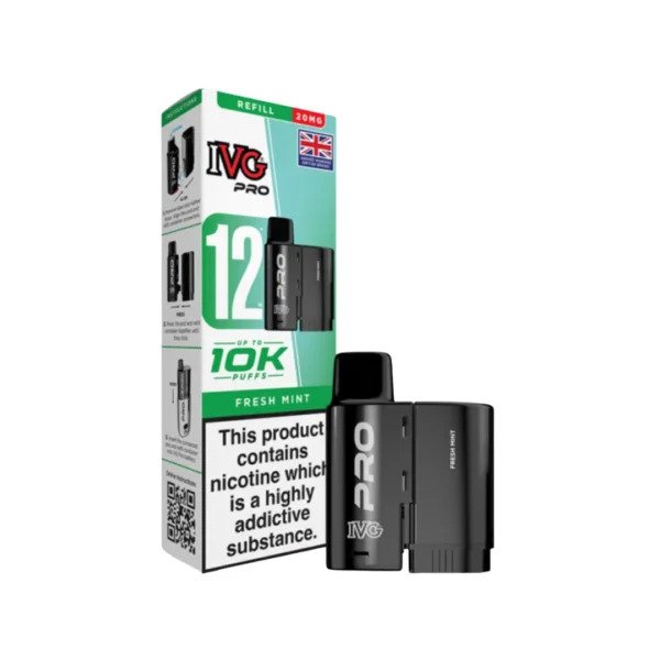 IVG Pro 12 Refill Replacement Pods Fresh Mint