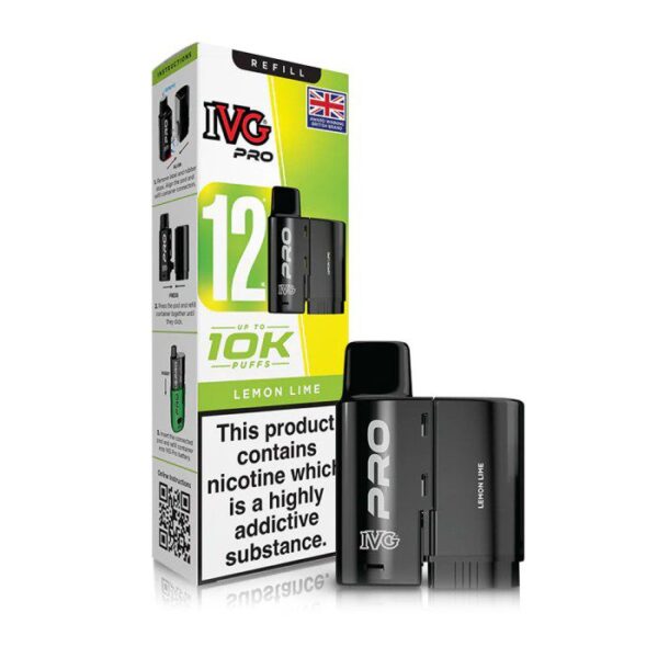 IVG Pro 12 Refill Replacement Pods Lemon Lime