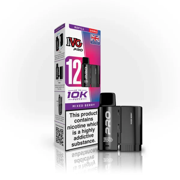 IVG Pro 12 Refill Replacement Pods Mixed Berry