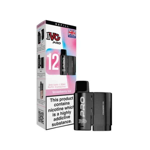 IVG Pro 12 Refill Replacement Pods strawberry ice