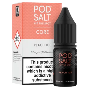 Pod Salt Peach Ice 10ml Nic Salt E Liquid