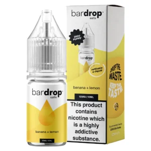 Bar Drop Salts Banana Lemon 10ml Nic Salt E Liquid
