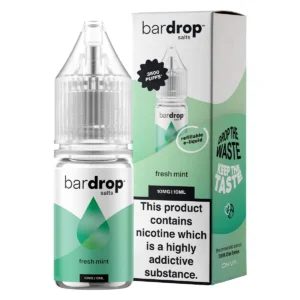 Bar Drop Salts Fresh Mint 10ml Nic Salt E Liquid
