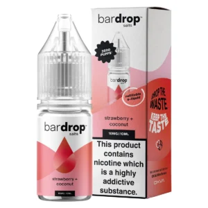 Bar Drop Salts Strawberry Coconut 10ml Nic Salt E Liquid