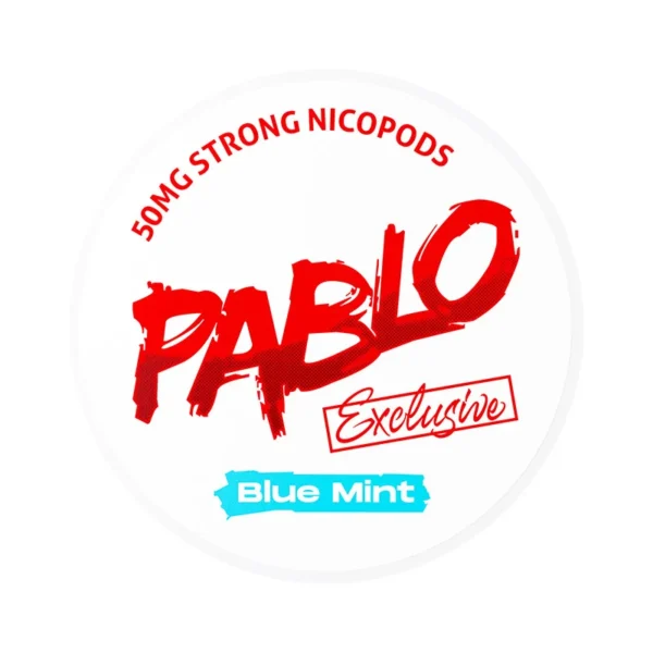 Pablo Exclusive Blue Mint 50mg Nicotine Pouches Pablo Exclusive Blue Mint 50mg Nicotine Pouches