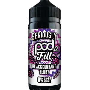 Seriously Pod Fill x2 Blackcurrant Berry 100ml E Liquid