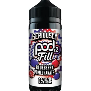 Seriously Pod Fill x2 Blueberry Pomegranate 100ml E Liquid