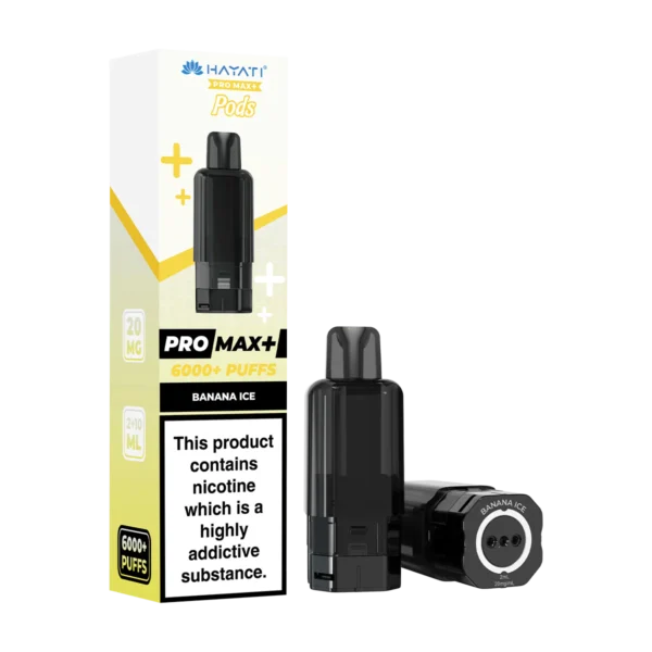 Hayati Pro Max Plus 6000 Refill Replacement Pods Banana Ice