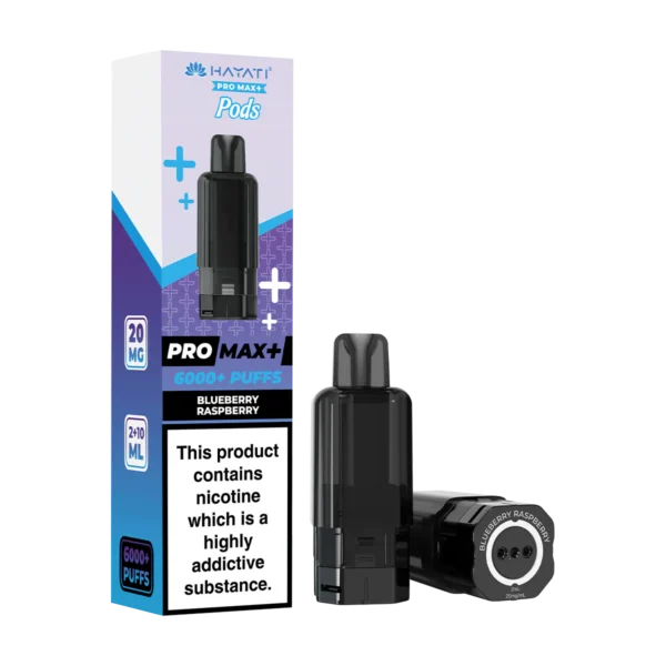 Hayati Pro Max Plus 6000 Refill Replacement Pods Blueberry Raspberry