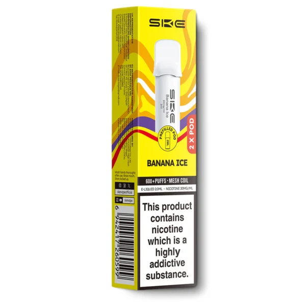 SKE Bar 600 Pro Prefilled Replacement Pods (Pack of 2) Banana ice