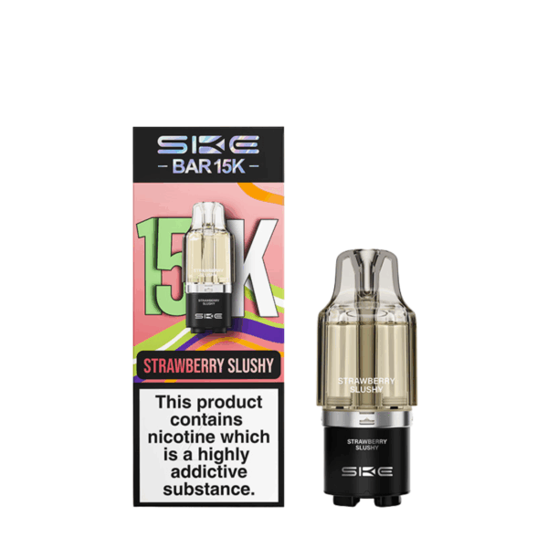 SKE Bar 15K Refill Replacement Pods Strawberry Slushy