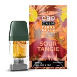 CBD Calm CANNABLITZ 1800mg Prefilled Replacement Pods Sour Tangie